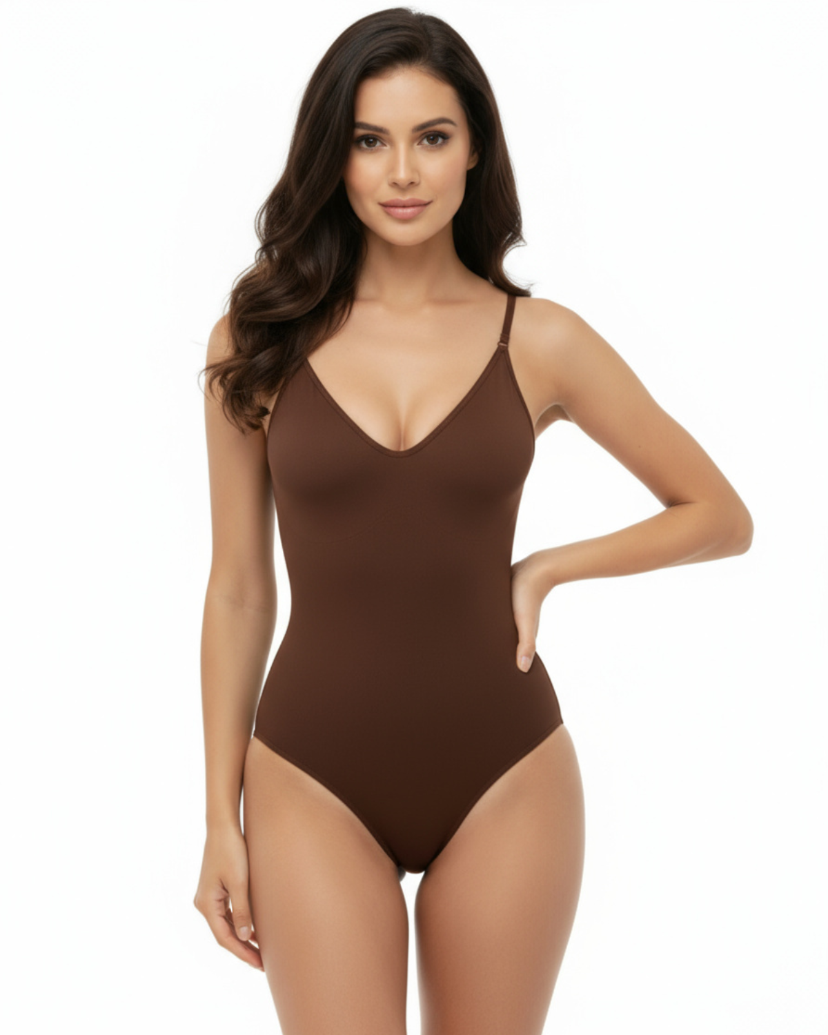Snatched Shapewear Bodysuit in brown