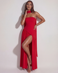 Serena Maxi Dress in red