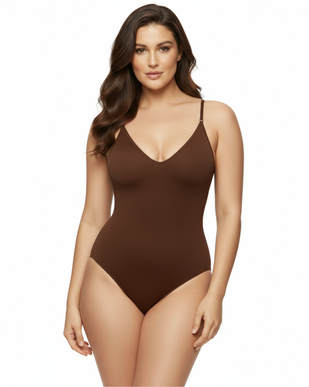 Snatched Shapewear Bodysuit in brown
