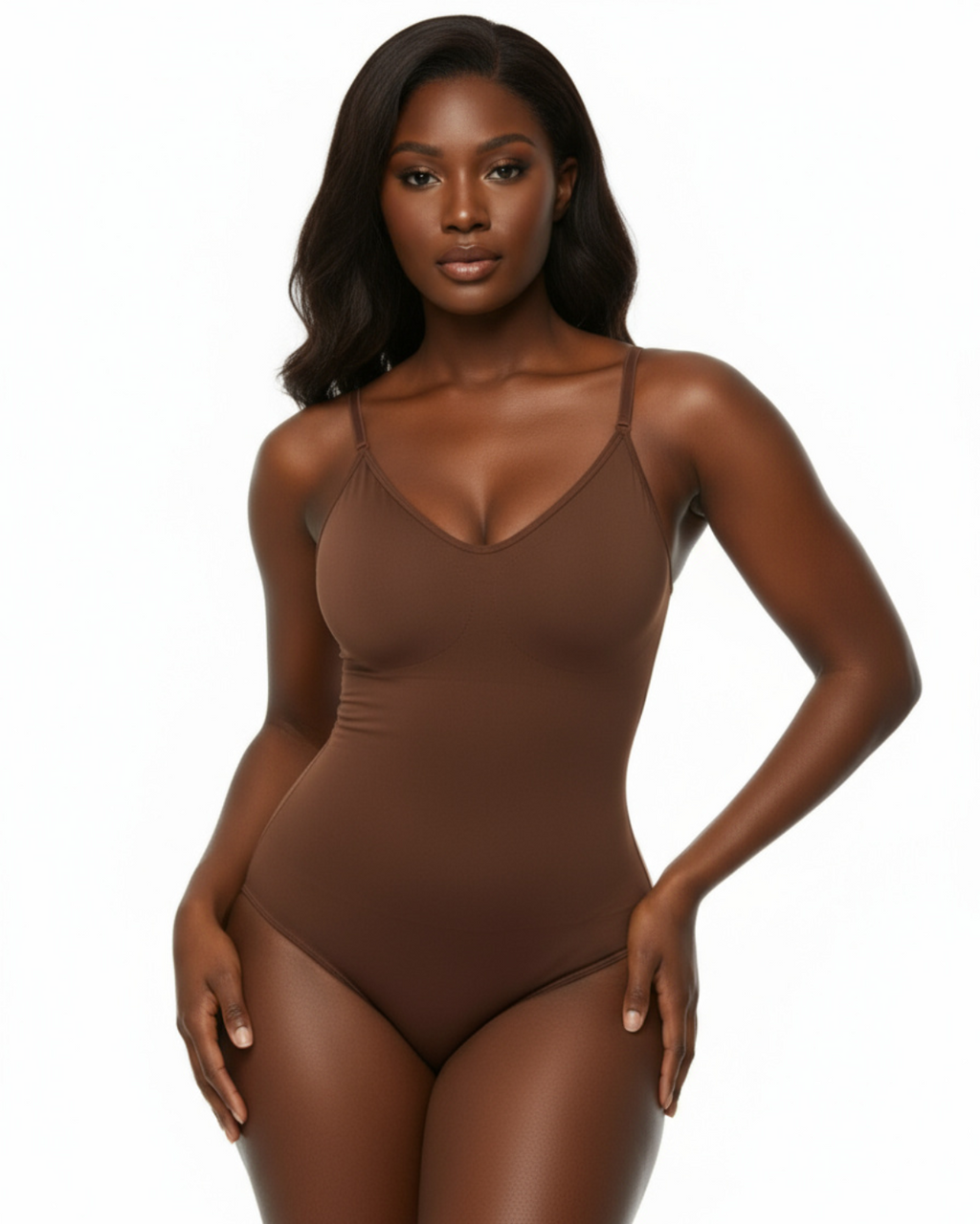 Snatched Shapewear Bodysuit in brown