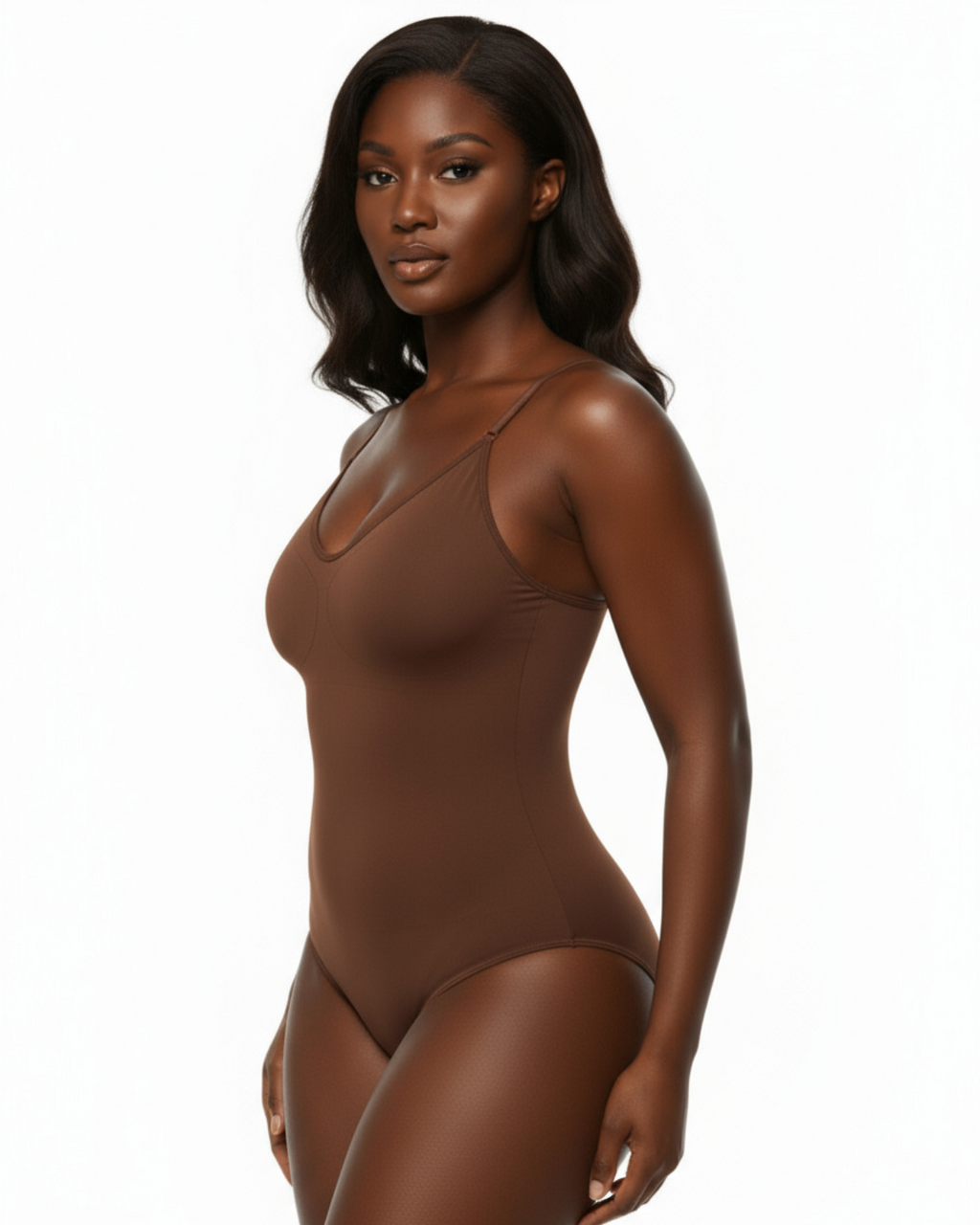 Snatched Shapewear Bodysuit in brown