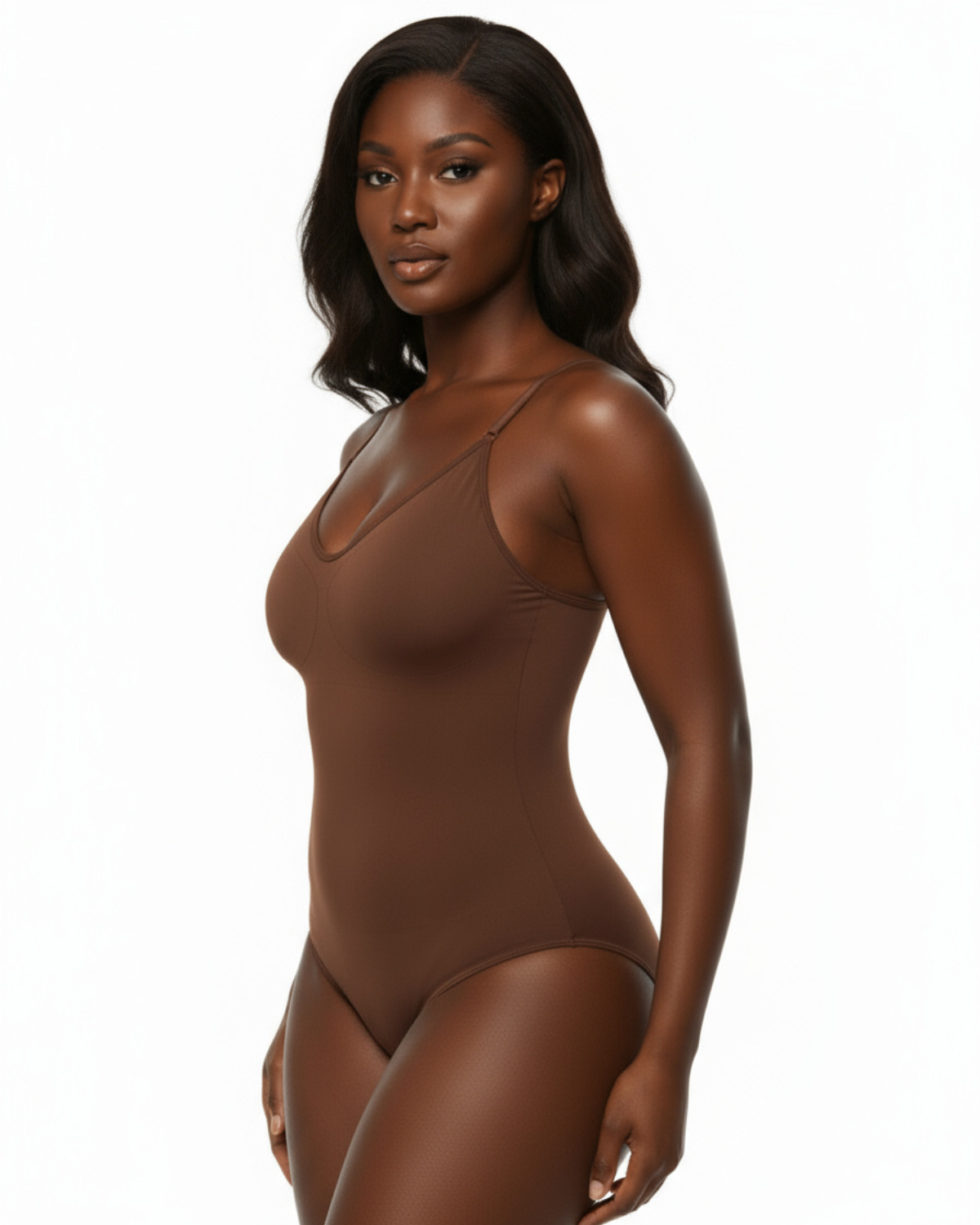 Snatched Shapewear Bodysuit in brown