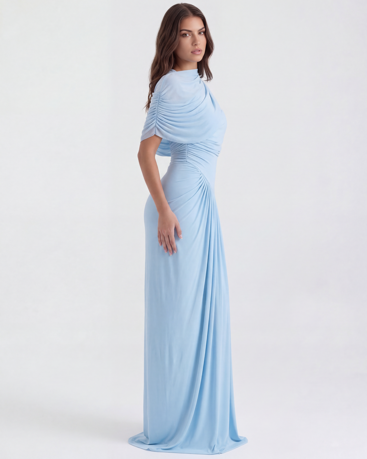 Camilla Maxi Dress in baby blue