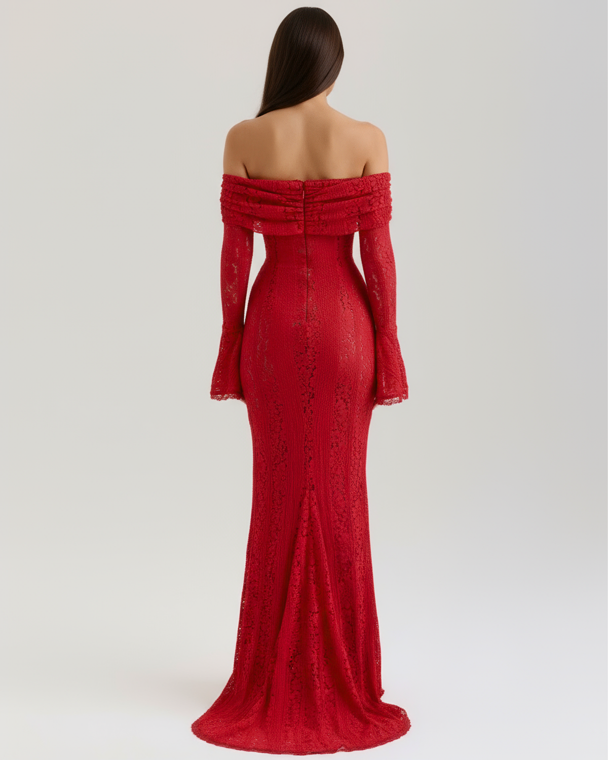 Alessandra Maxi Dress in red
