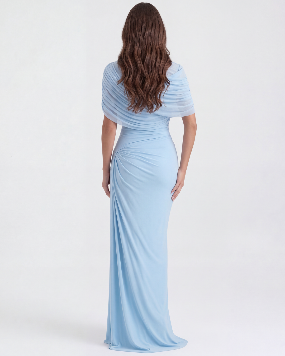 Camilla Maxi Dress in baby blue