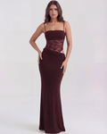 Valeria Maxi Dress in burgundy