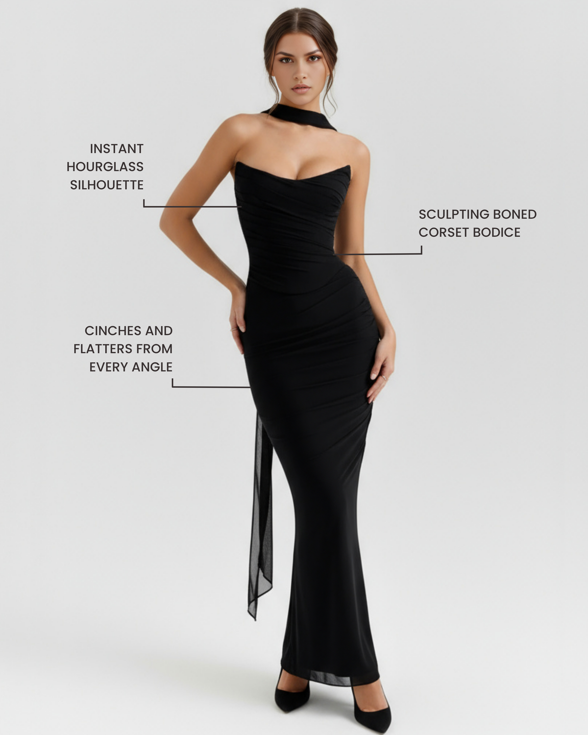 Malu Maxi Dress in black