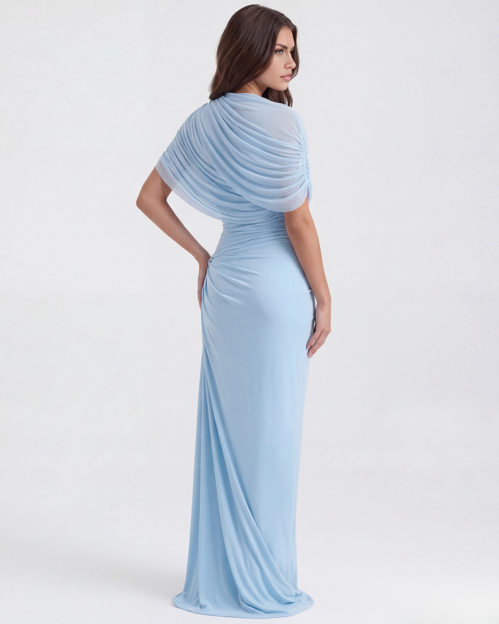 Camilla Maxi Dress in baby blue