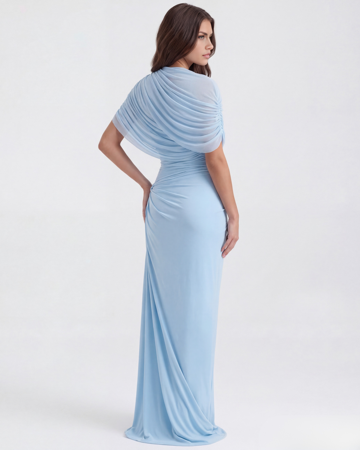 Camilla Maxi Dress in baby blue