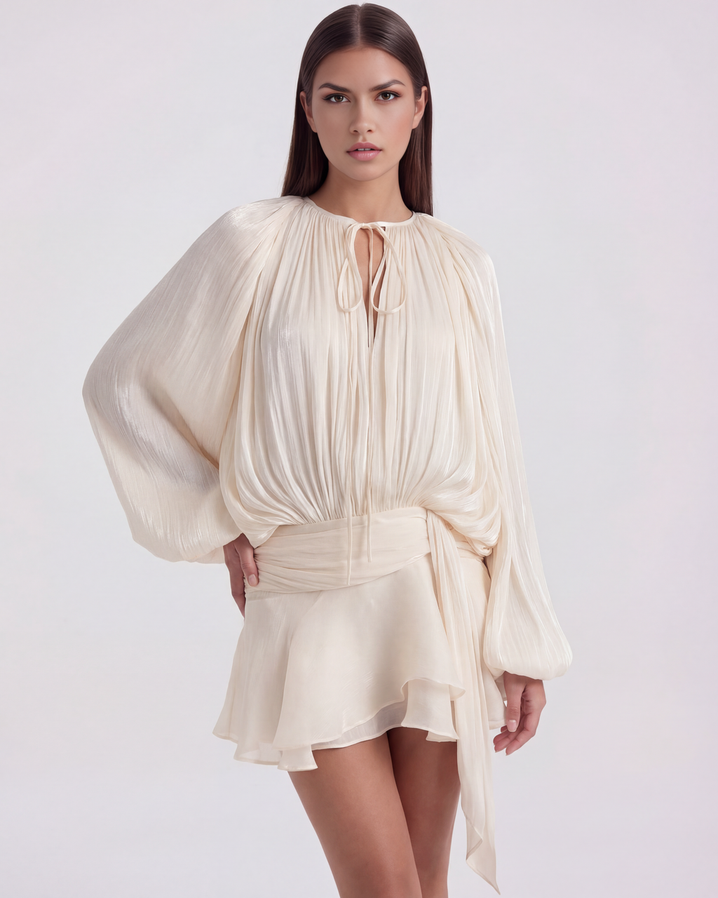 Giovanna Mini Dress in cream
