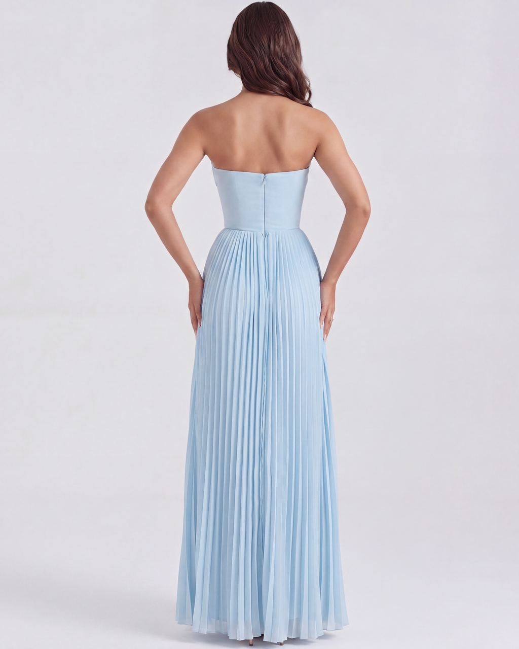 Siena Maxi Dress in baby blue
