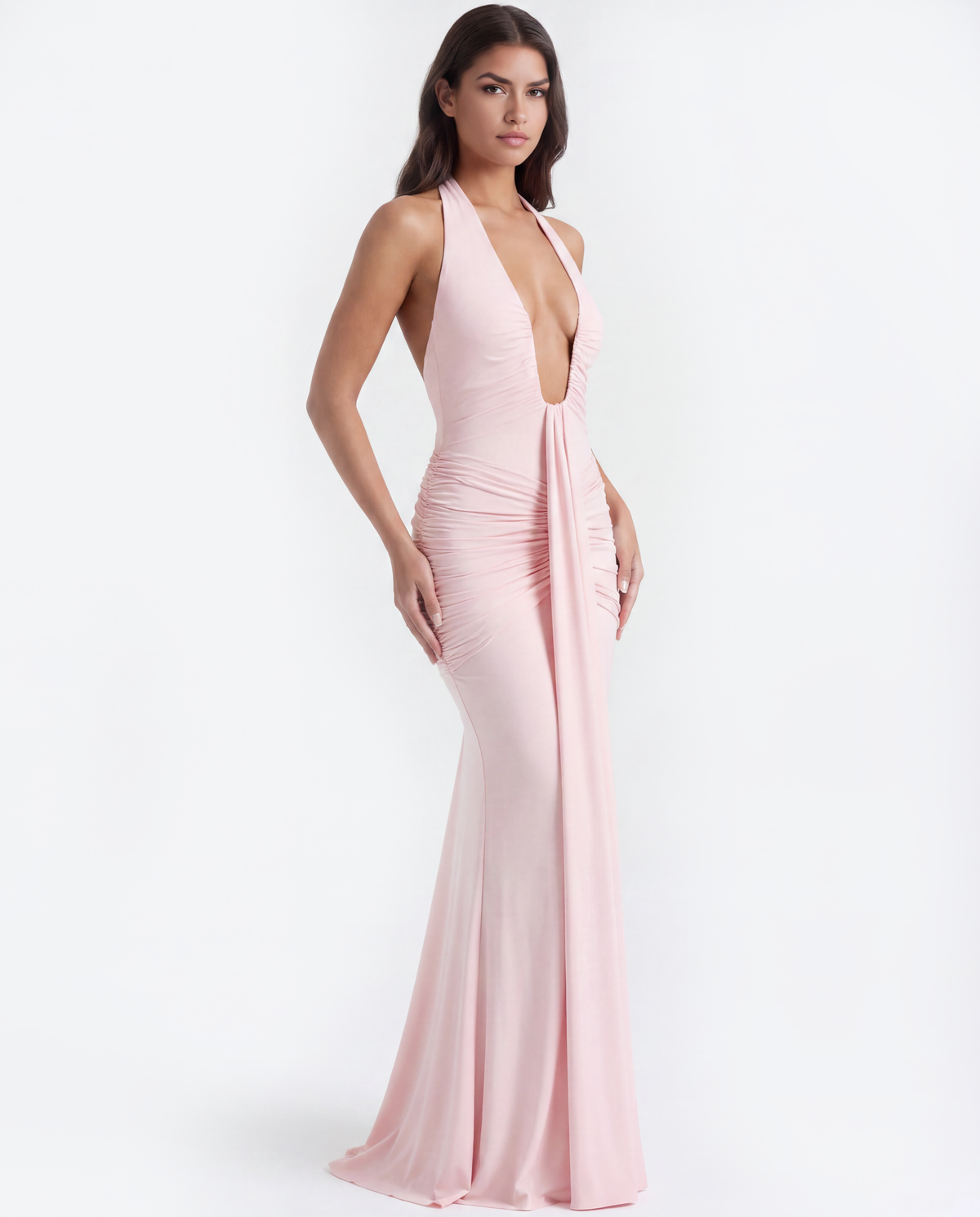 Ariel Maxi Dress in pink