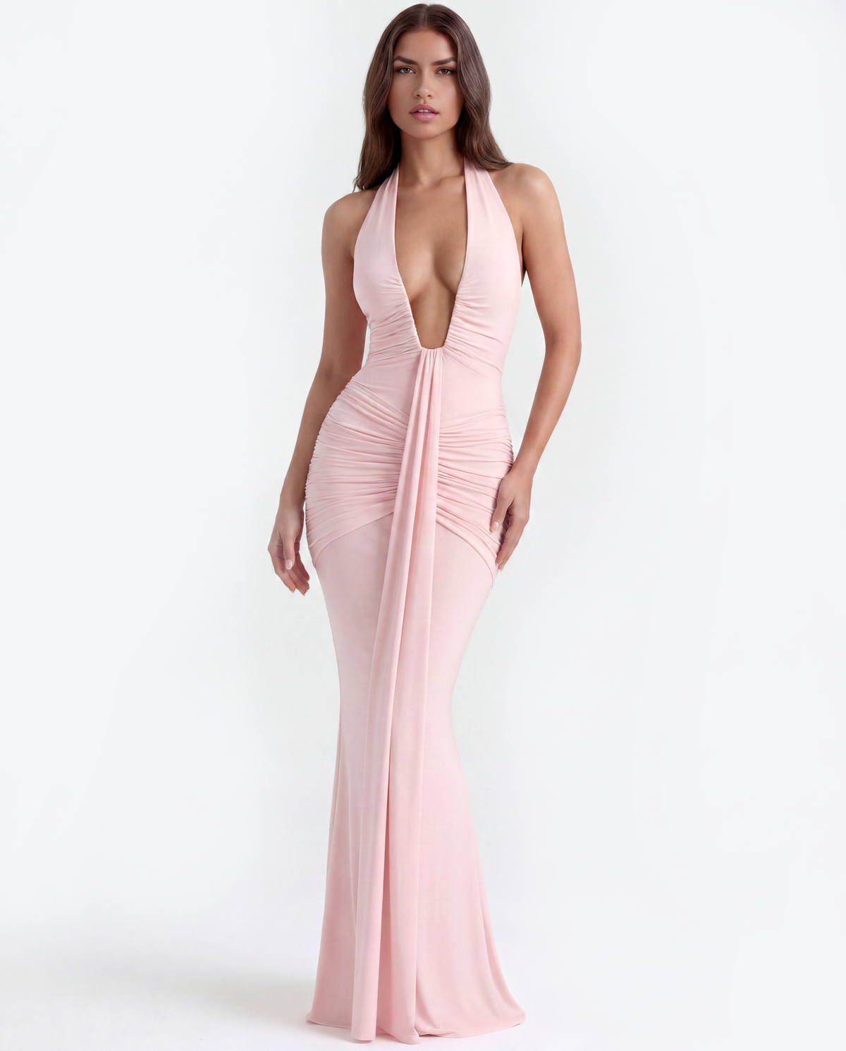 Ariel Maxi Dress in pink