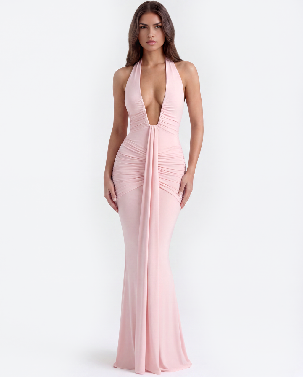 Ariel Maxi Dress in pink