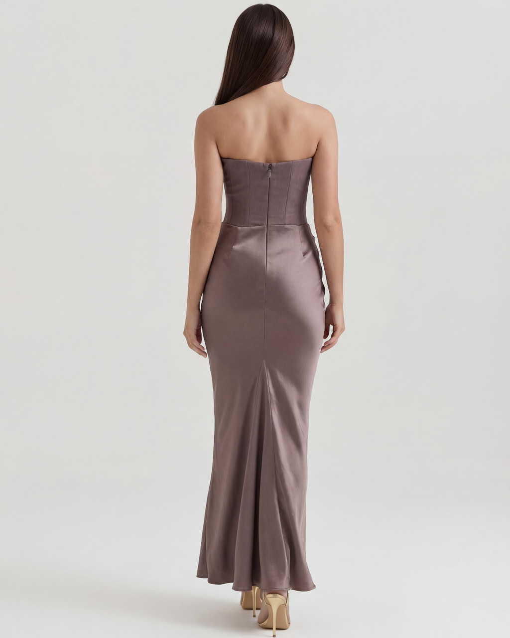Rosalind Maxi Dress in smoke