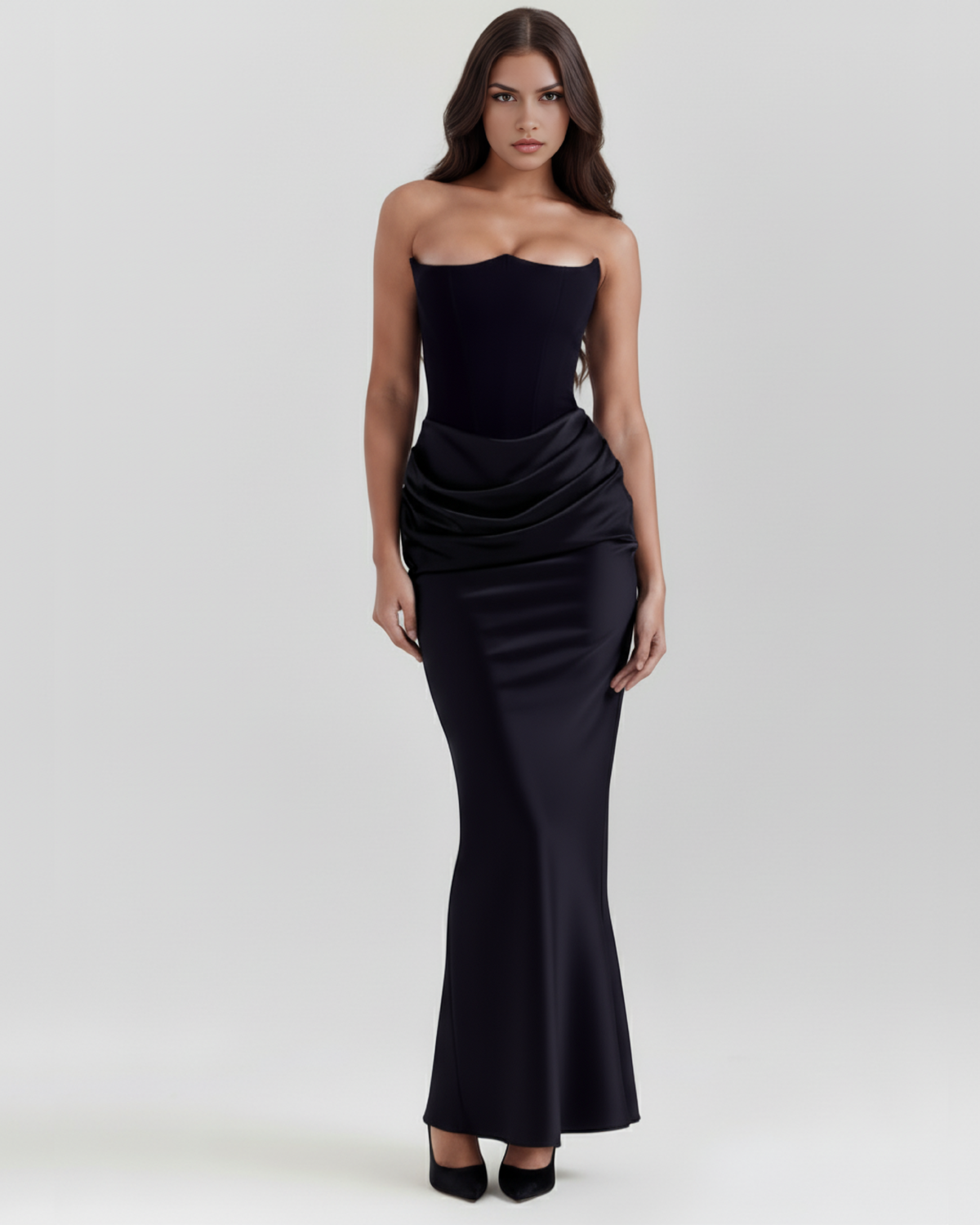 Rosalind Maxi Dress in black